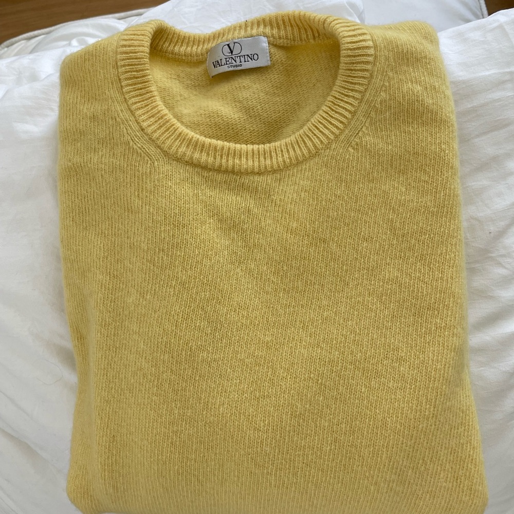 VTG Valentino Men's Wool Crewneck Sweater